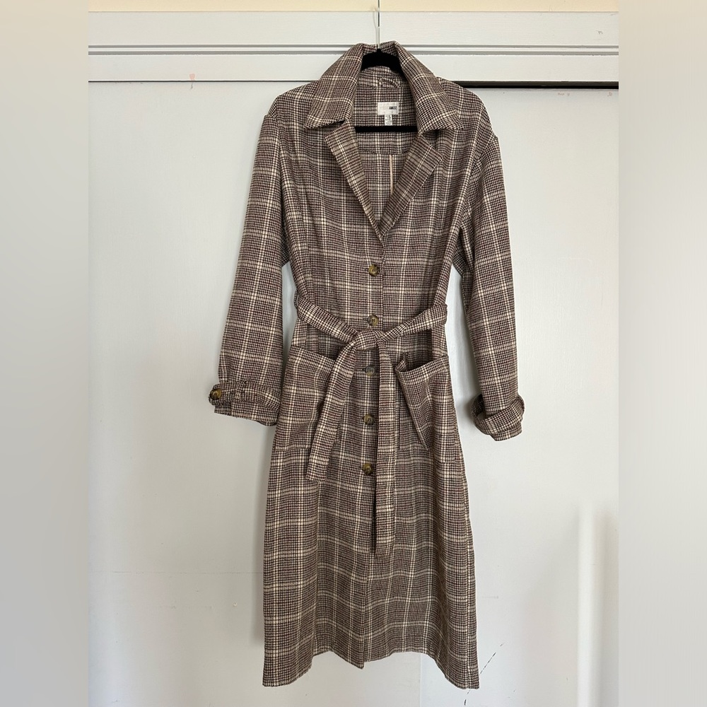 New Society Amuse Emmanulle Trench Coat jacket Women size M